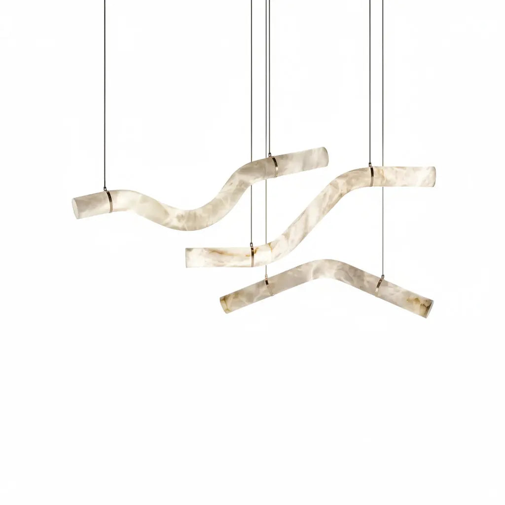 Simplicity Alabaster Pendant Lights — alternate product view 1