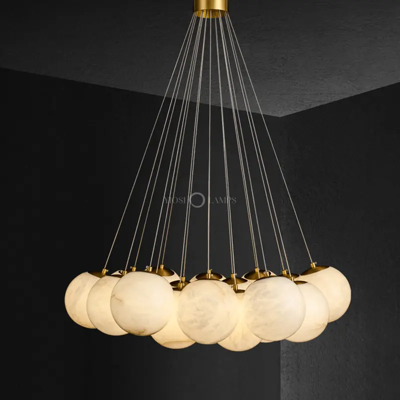 Modern Pearl Alabaster Light — alternate product view 5