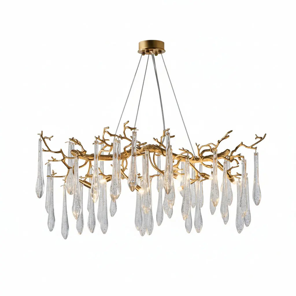 Decorative Raindrop Chandelier — alternate product view 1