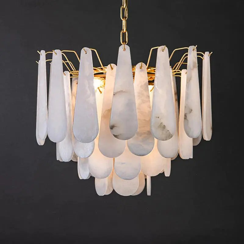 Alabaster Foyer Chandelier — alternate product view 6