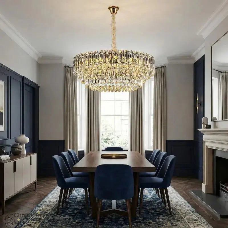 2025 Nordic Modern Crystal Elegant Chandelier — close-up design detail 2