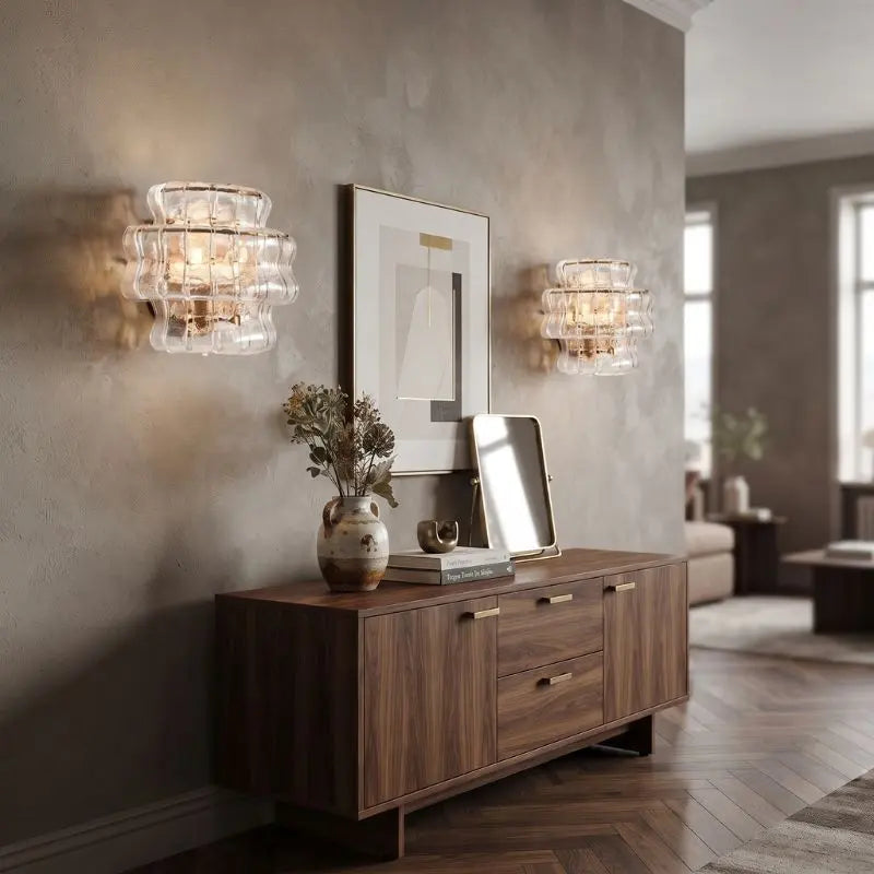 Luxury Glass Designer Wall Light — alternate product view 1