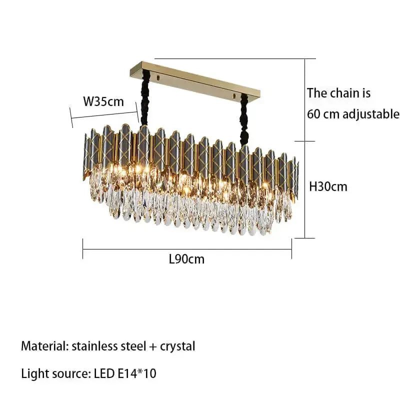 X Shape Modern Chandelier — alternate product view 12