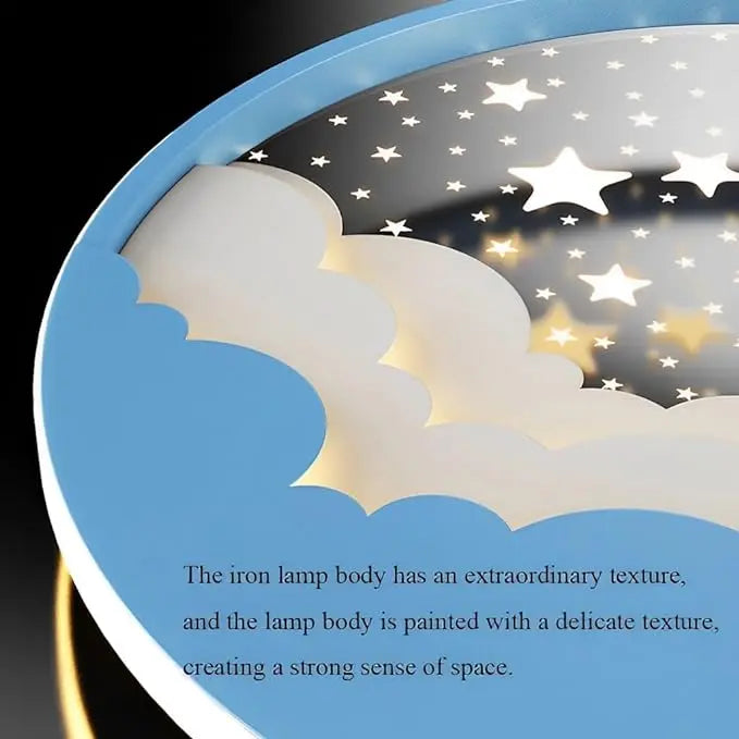 Round Modern Led Ceiling Children Chandelier — alternate product view 6