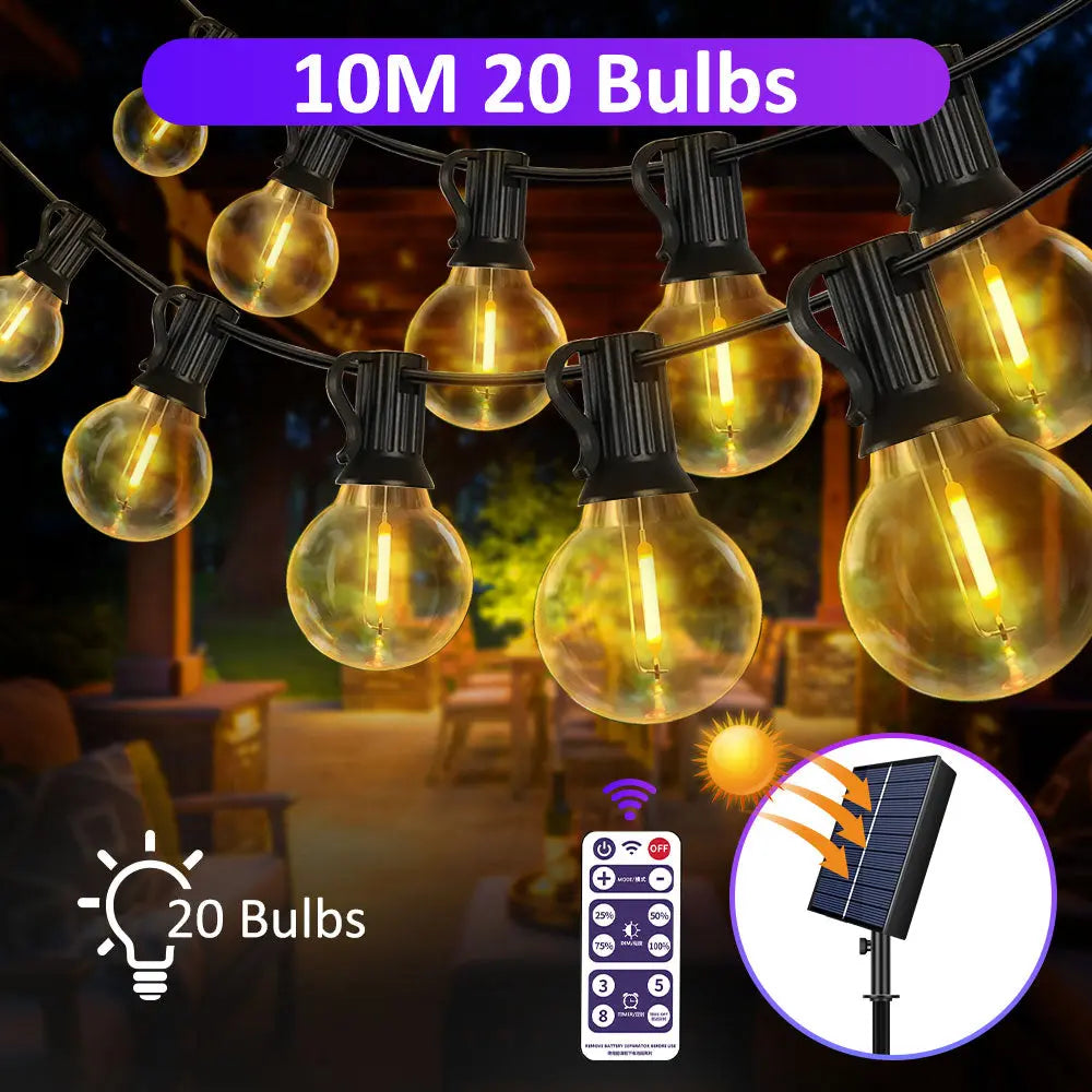 The Solar String Outdoor Lights — alternate product view 1
