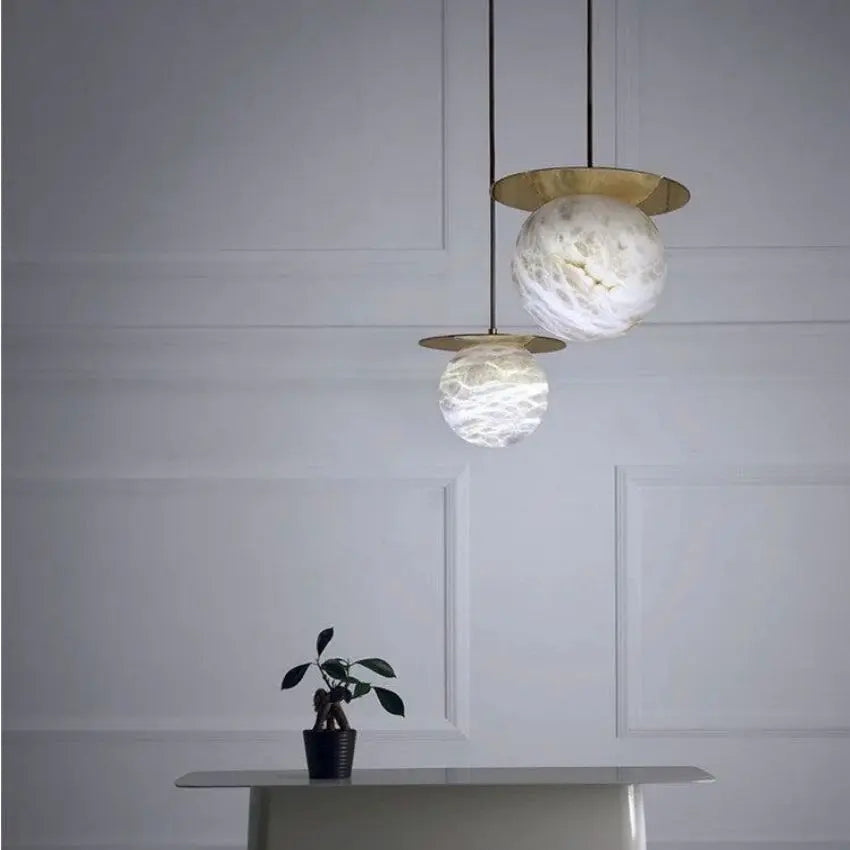 Marble Stellar Pendant Light — alternate product view 1