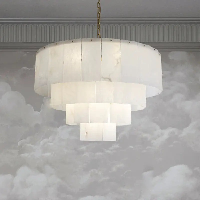 Marble Chandelier Modern Multi-Layer — alternate product view 3