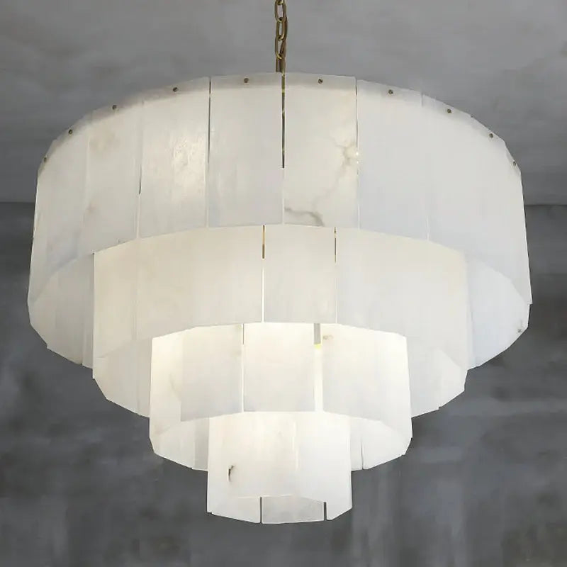 Marble Chandelier Modern Multi-Layer — alternate product view 2