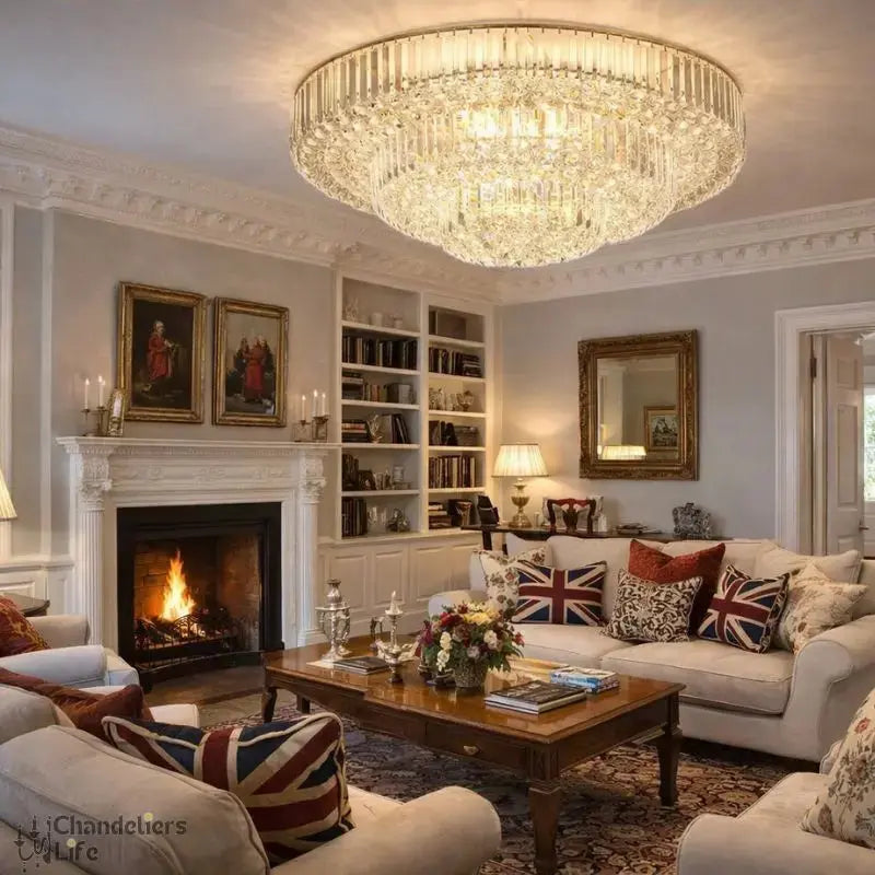 Luxury Crystal Classical Ceiling Light Fixtures — product view