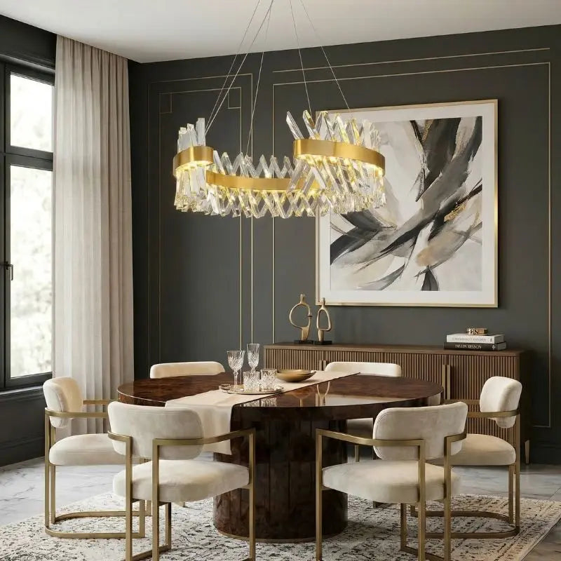 Crystal Luxury Chandelier — close-up design detail