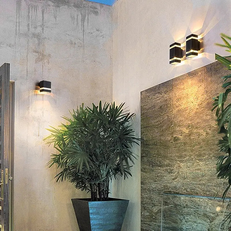 Outdoor Aluminum Waterproof Wall Mounted Lamp — alternate product view 4