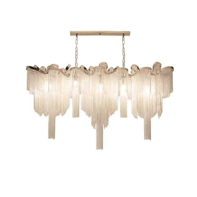 Large Tassels Chandelier — alternate product view 1