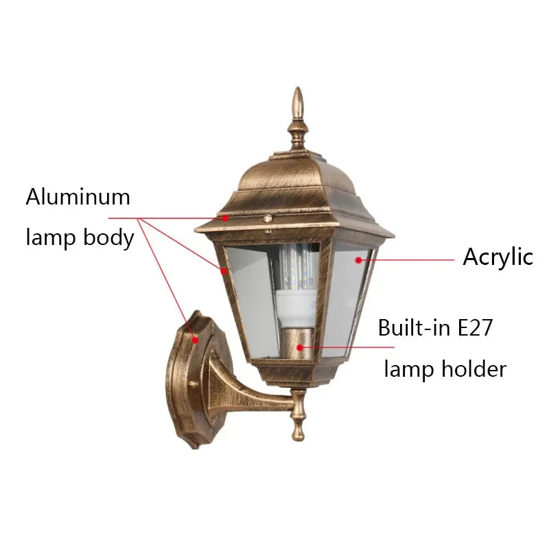 Porch Wall Outdoor Waterproof Porch Light — alternate product view 4
