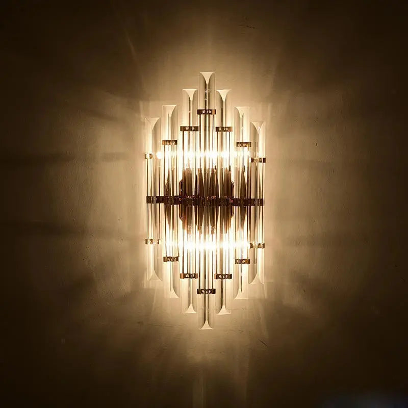 Nordic Iron Crystal Designer Wall Sconce — alternate product view 3