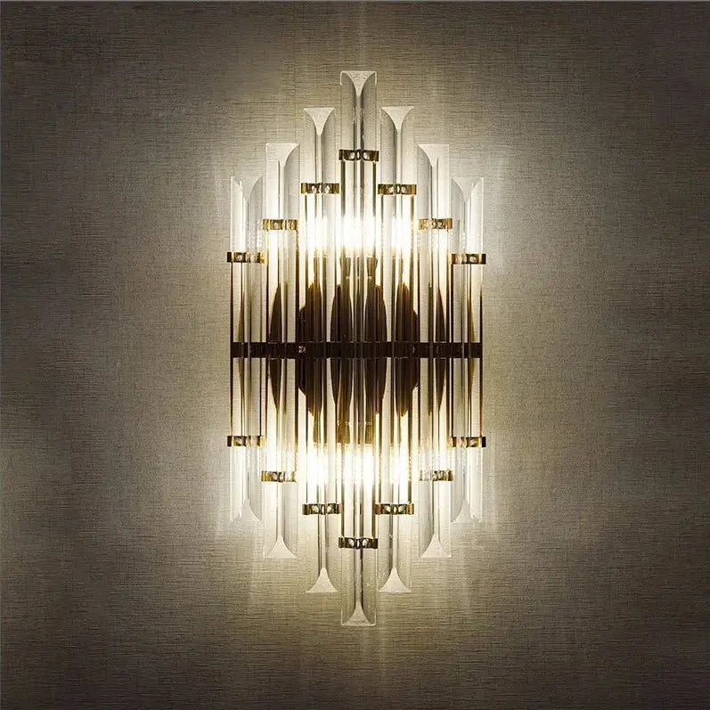 Nordic Iron Crystal Designer Wall Sconce — alternate product view 4