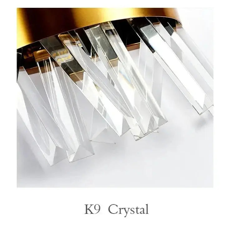 Luxury Modern Gold Crystal Wall Lamp — alternate product view 2