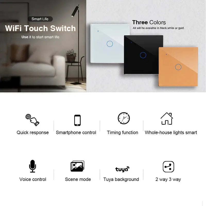Wifi Smart Touch Switch — alternate product view 2
