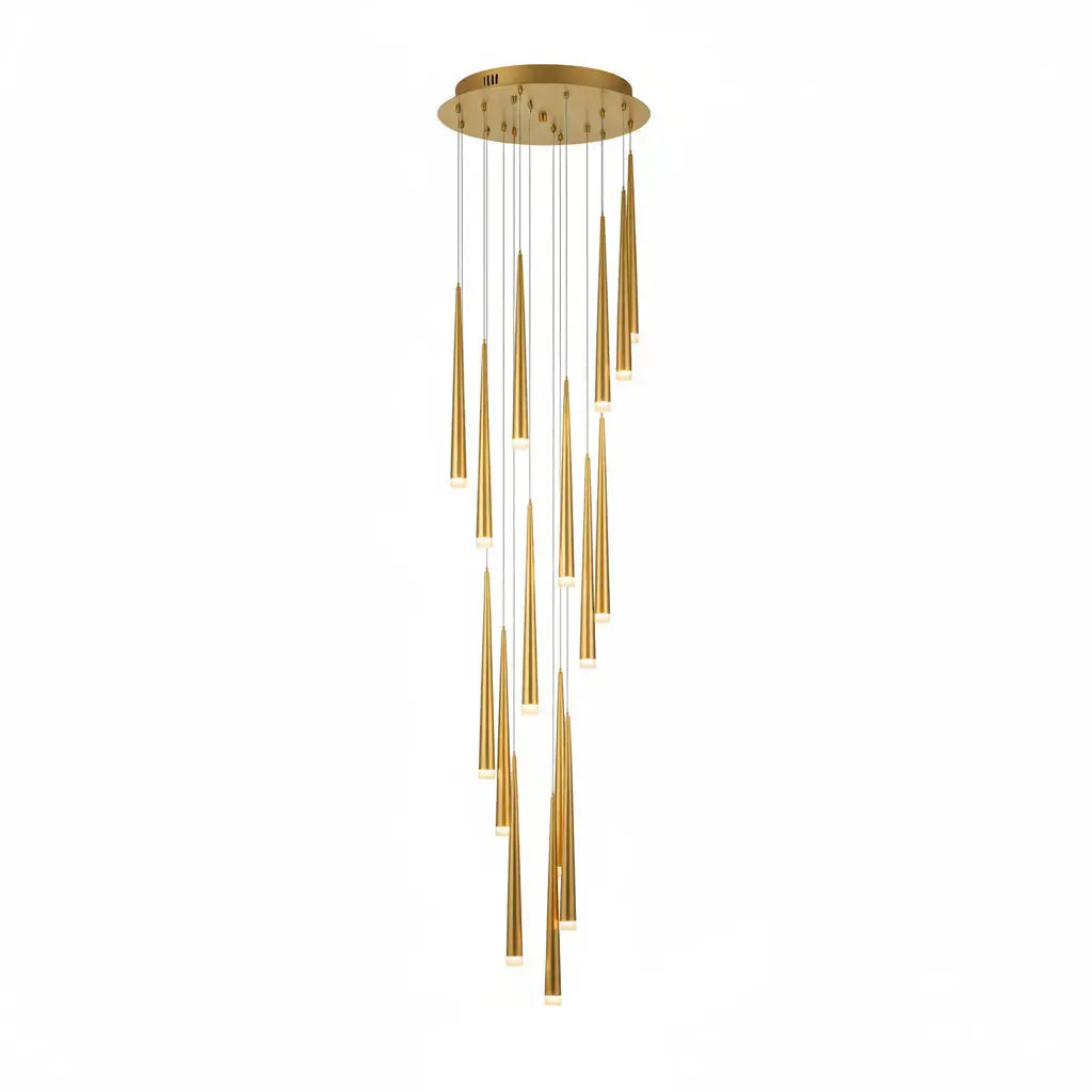 Long Stair Chandelier — alternate product view 1