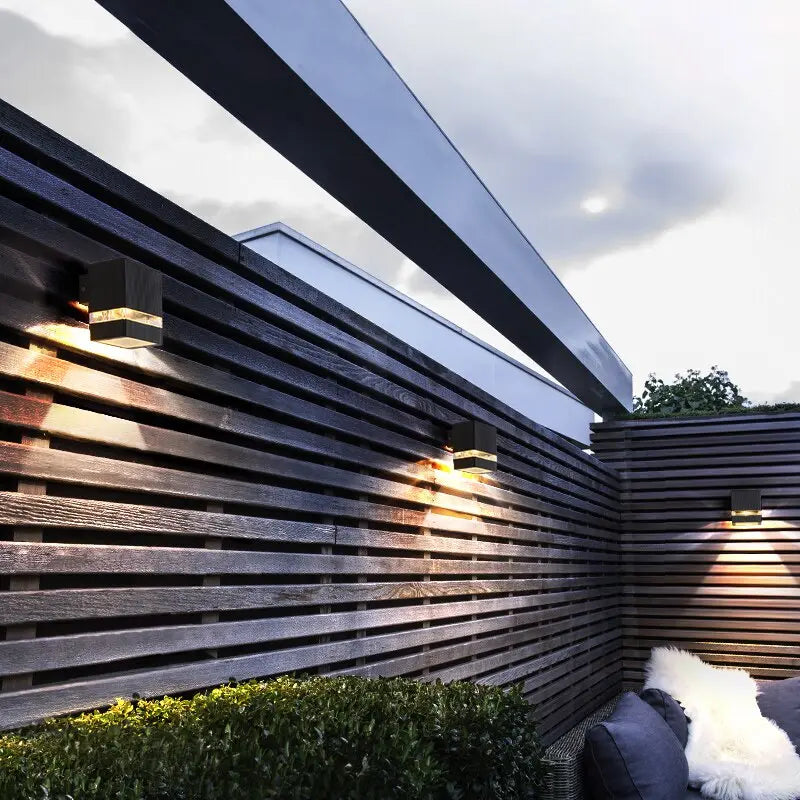 Outdoor Aluminum Waterproof Wall Mounted Lamp — alternate product view 3