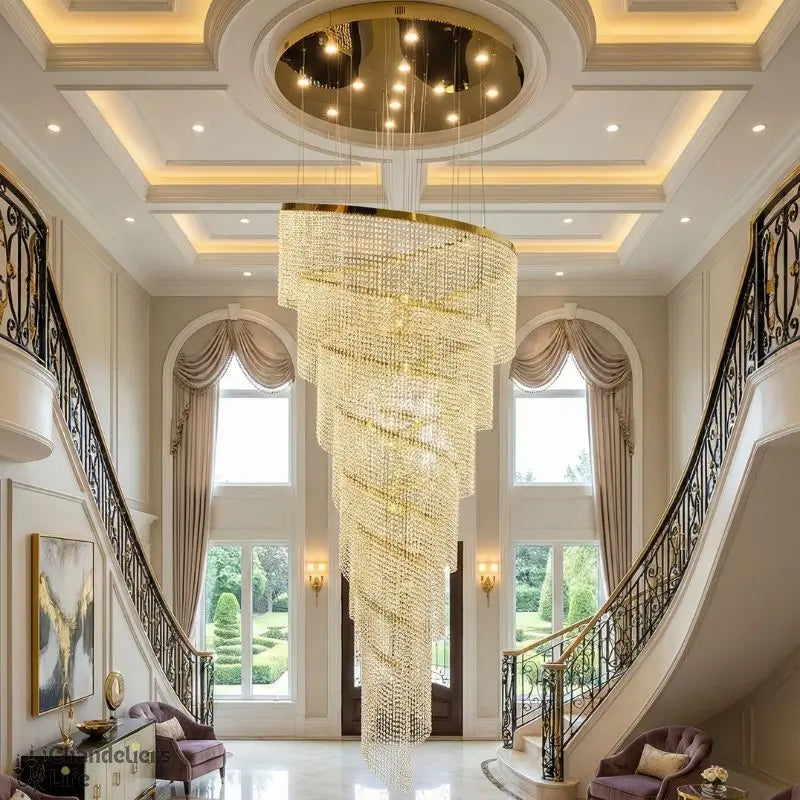 Large Chandelier Spiral Design — alternate product view 4