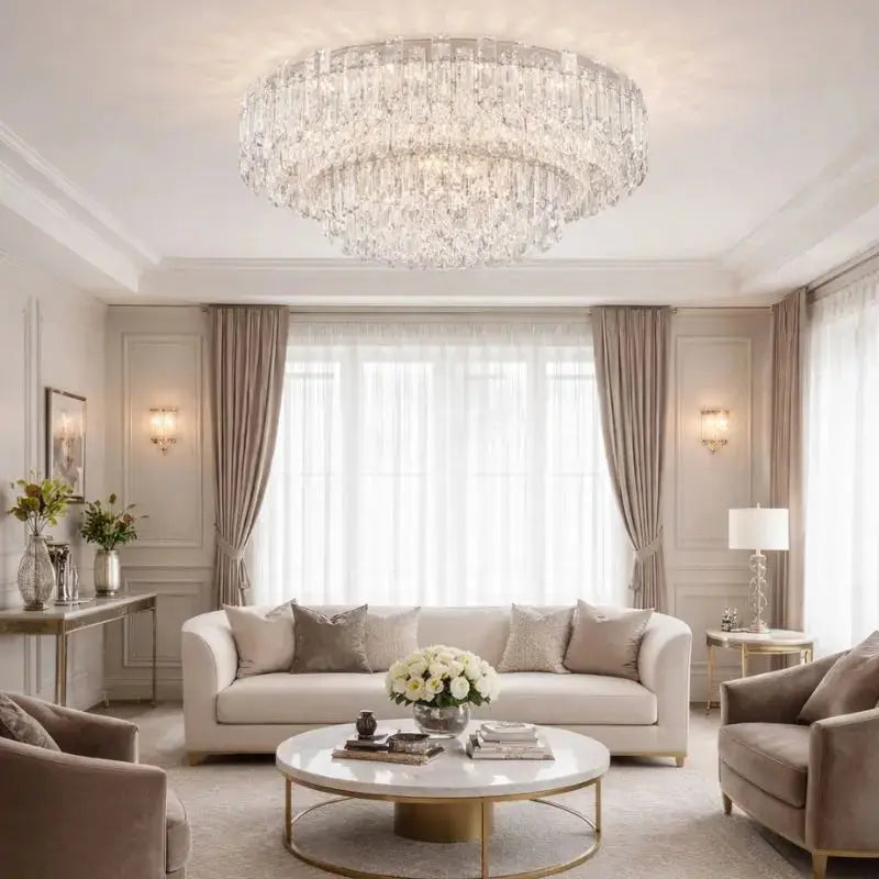 Luxury Ceiling Large Modern Chandelier — close-up design detail