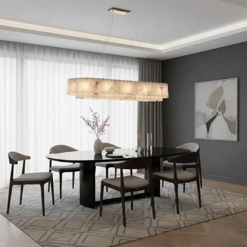 Luxury Nordic Natural Marble Chandelier — product view
