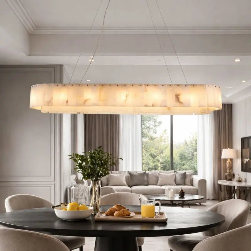 Luxury Nordic Natural Marble Chandelier — alternate product view 1