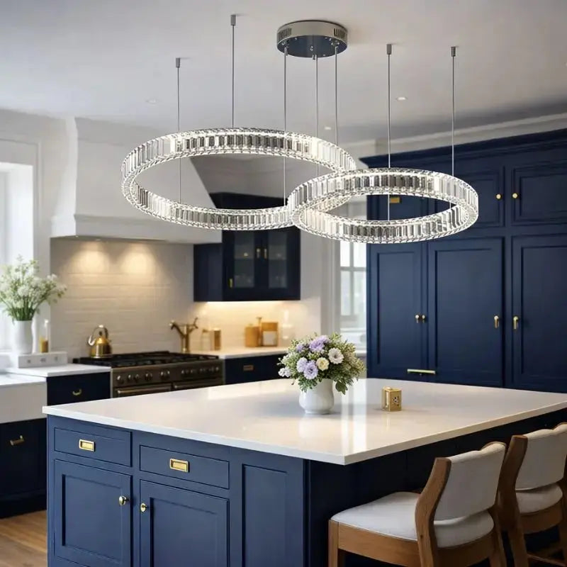 Modern Crystal Ceiling Lights — close-up design detail