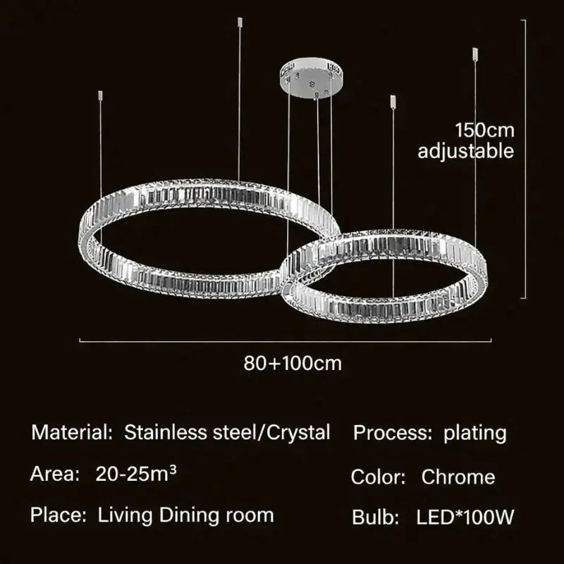 Modern Crystal Ceiling Lights — close-up design detail 4