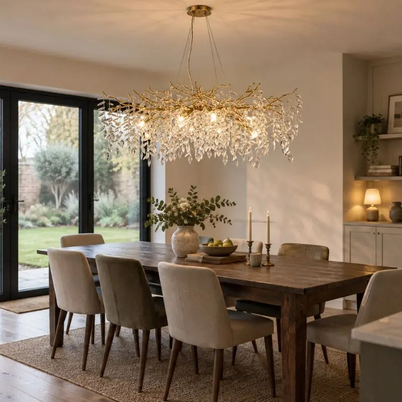 Modern Dining Branch Chandelier — shown in an interior setting 2
