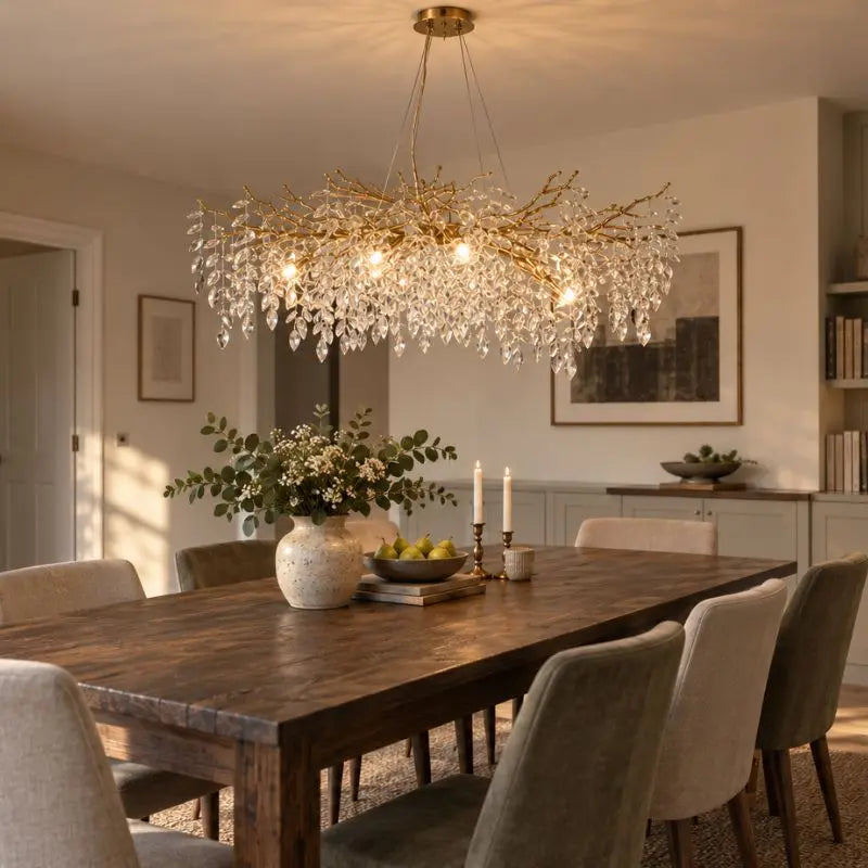 Modern Dining Branch Chandelier — shown in an interior setting 3