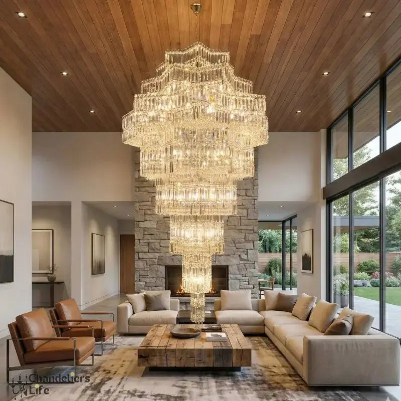 Large Chandelier Duplex Modern Mezzanine Villa — alternate product view 6