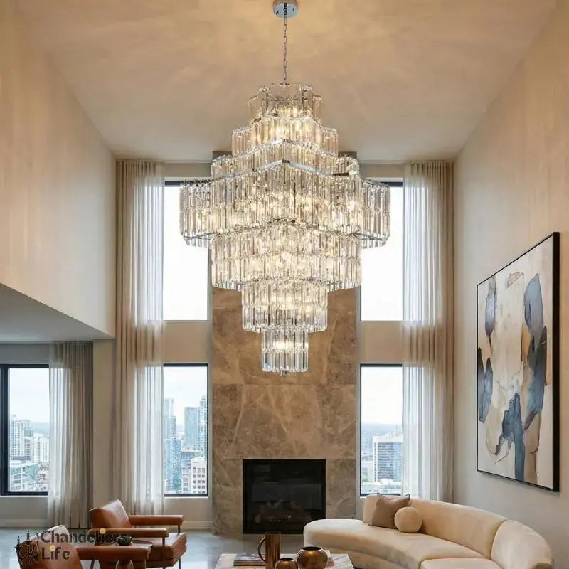 Large Chandelier Duplex Modern Mezzanine Villa — alternate product view 4