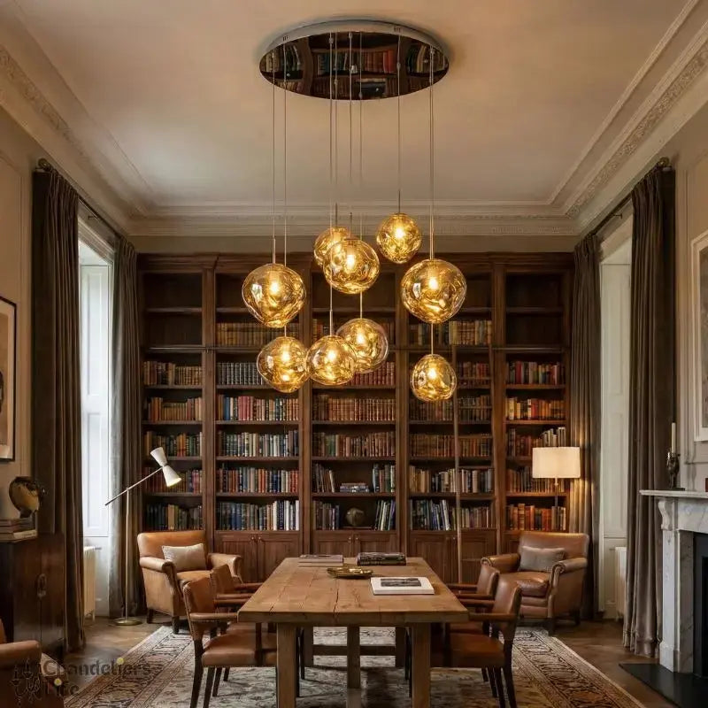 Nordic Lava Foyer Lighting — shown in an interior setting 2