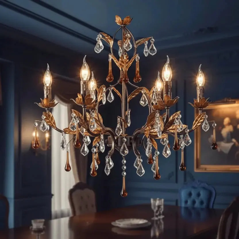 Classic Crystal Dining Room Light — alternate product view 1