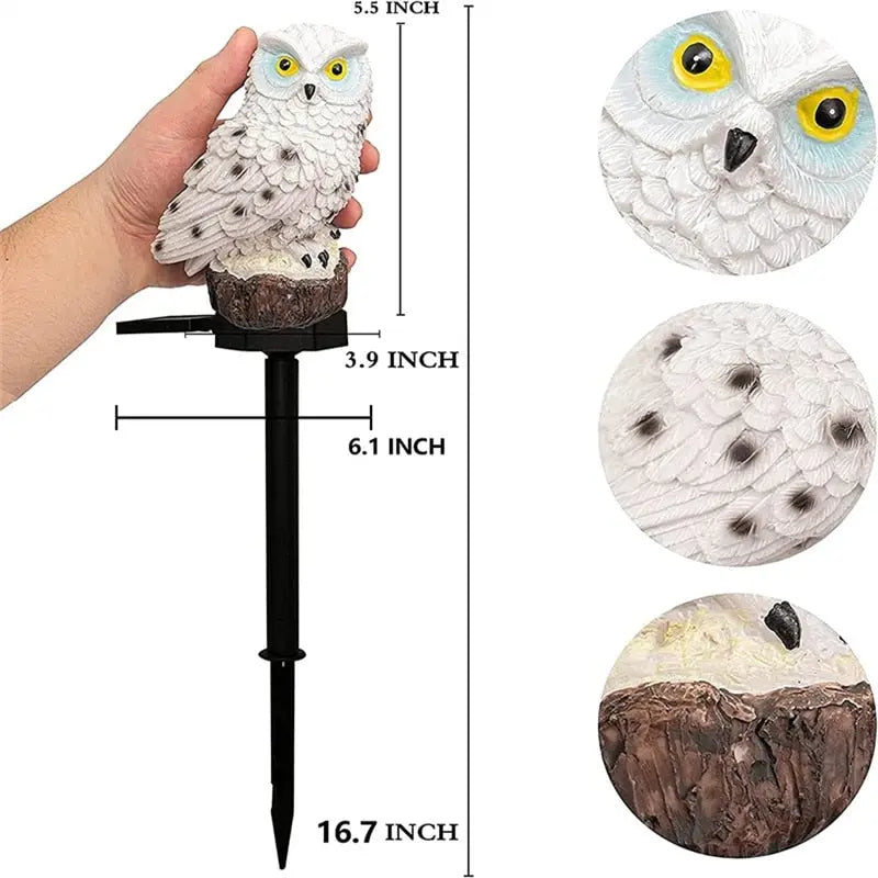 Solar Owl Garden Light — alternate product view 4