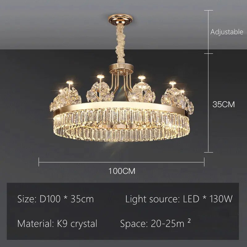 Modern Luxury Designer Crystal Fixtures — alternate product view 10