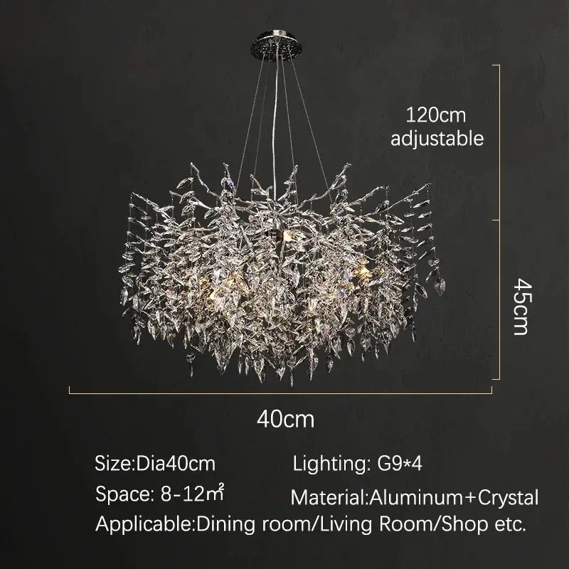Modern Dining Branch Chandelier — alternate product view 13