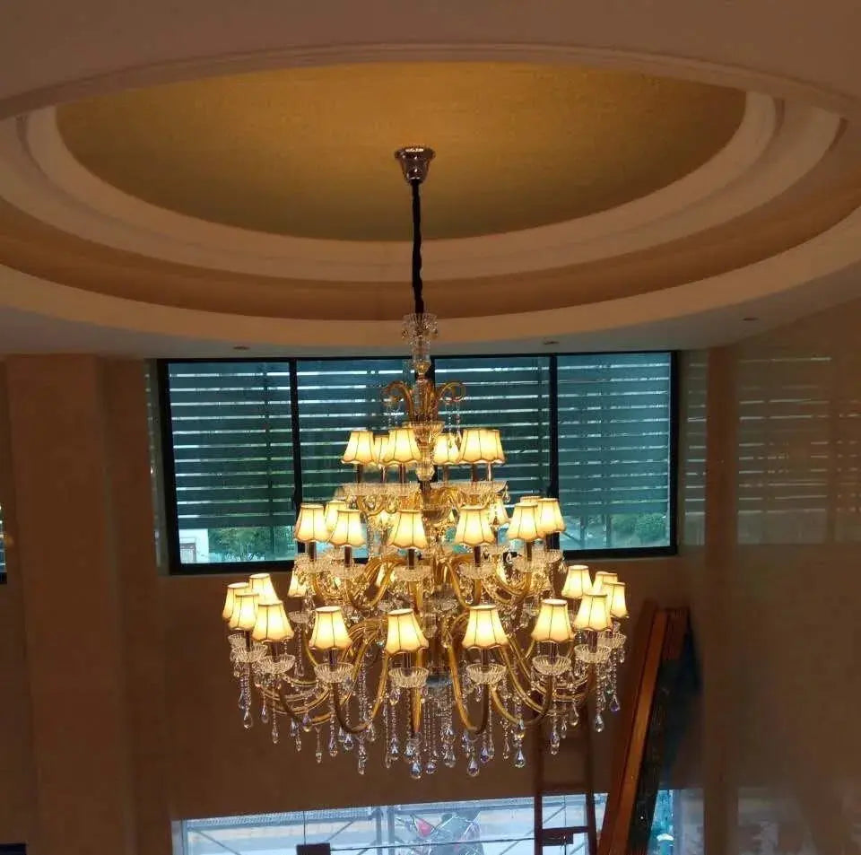 Banquet Hall Hallway Hotel Chandeliers — alternate product view 4