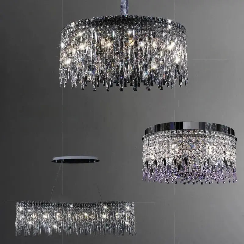 Milan Luxury Decor Crystal Chandelier — alternate product view 2