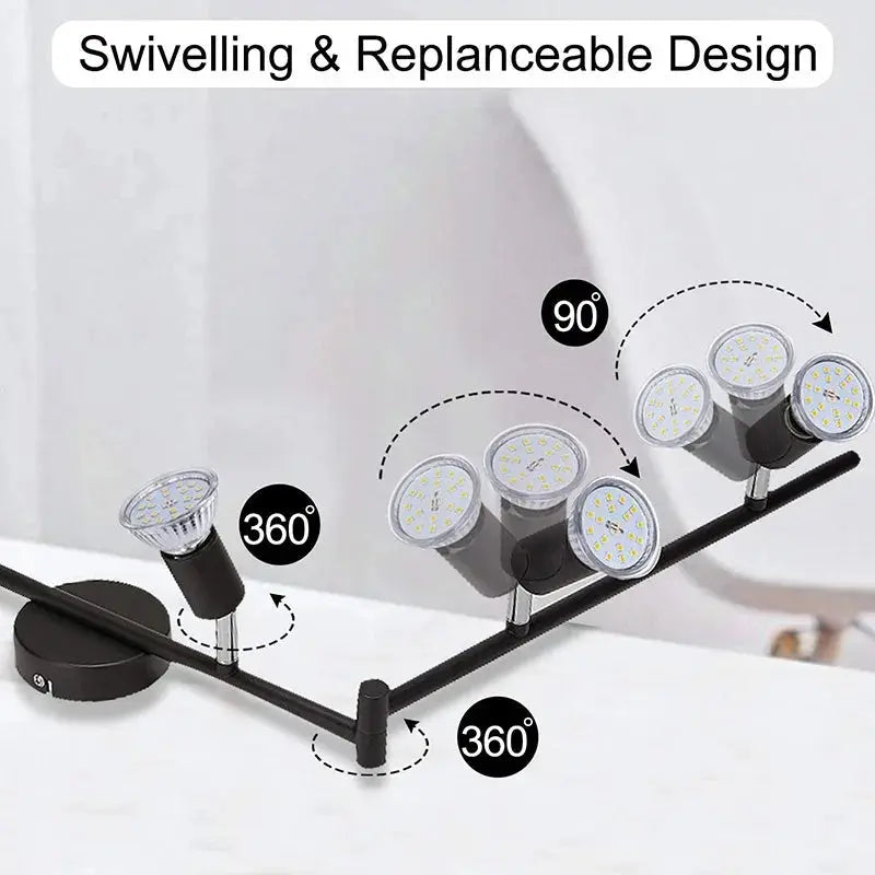 GU10 Living Room Ceiling Light — alternate product view 3