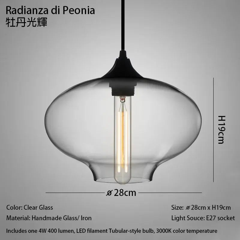 Clear Glass Pendant Light — alternate product view 17
