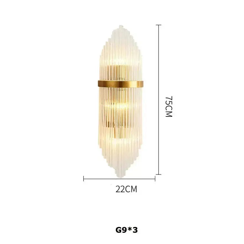Crystal Designer Wall Light — alternate product view 2