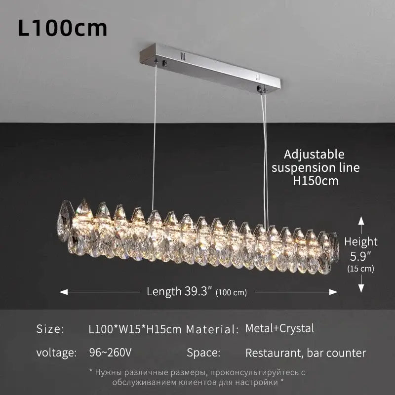 Luxury Crystal Bedroom Chandelier — alternate product view 5