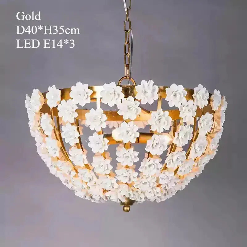 Ceramic American Vintage Chandelier — alternate product view 13
