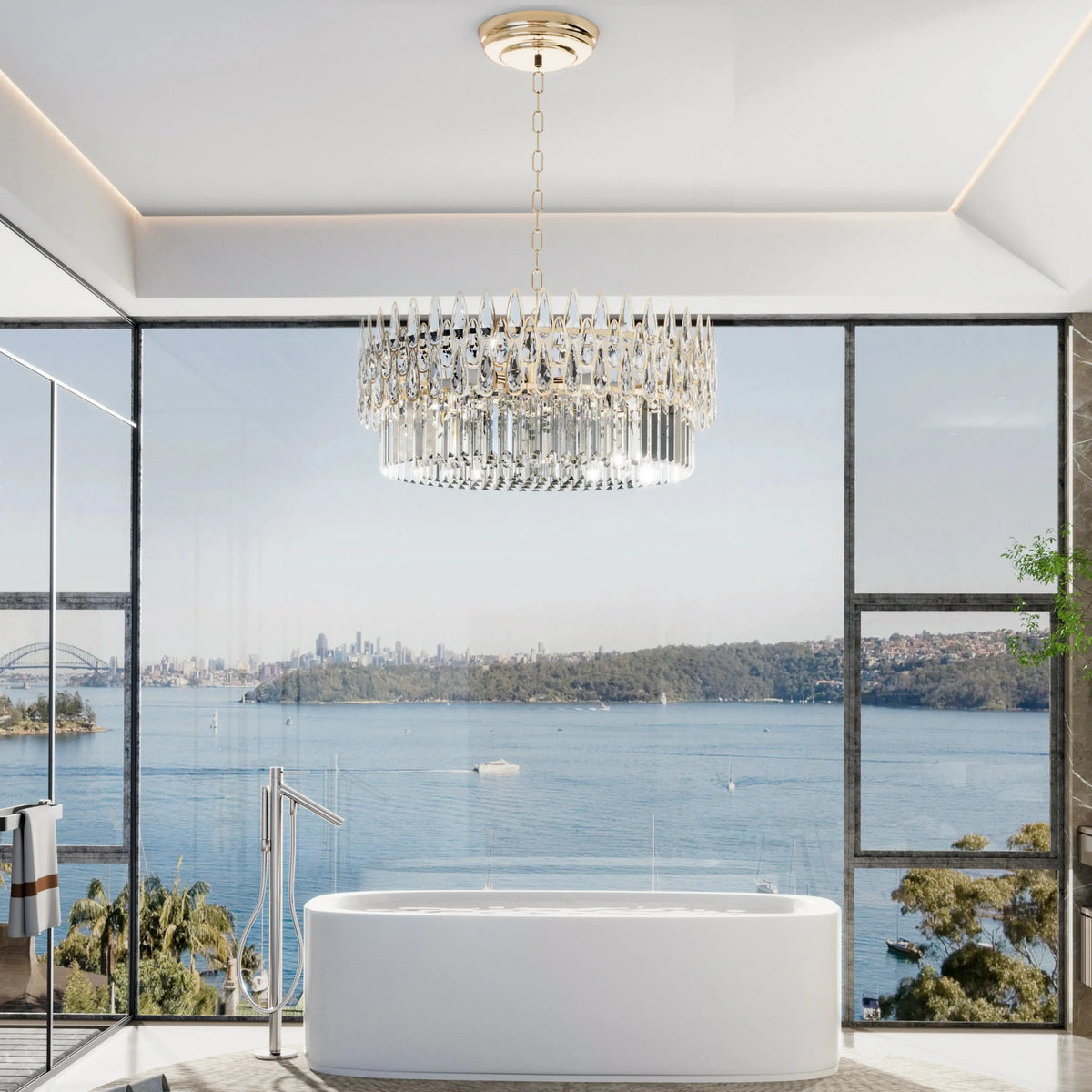 Luxurious Crystal Chandeliers — alternate product view 3