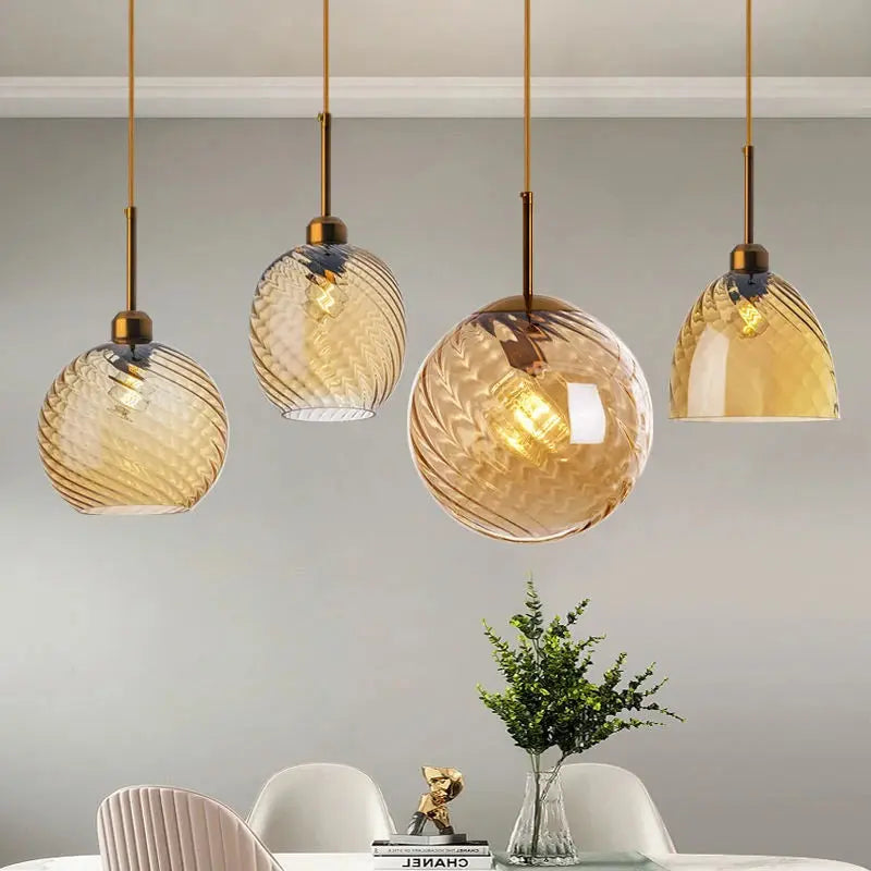 Modern Glass Pendant Lights — alternate product view 4