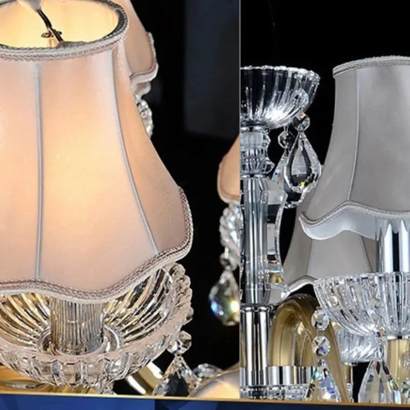 Banquet Hall Hallway Hotel Crystal Wall Lights — alternate product view 3
