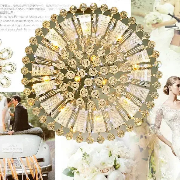 Crystal Creative Ceiling Lamp — alternate product view 4