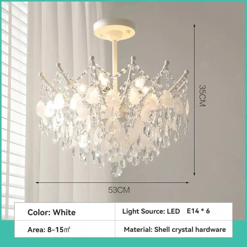 French Vintage Blue Crystal Lamp — alternate product view 11